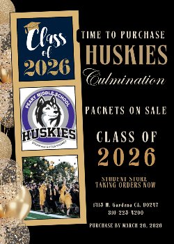 Paquete de culminación de octavo grado $ 80,00: ¡cómprelo ahora!/8th Grade Culmination Package $80.00-Purchase Now!